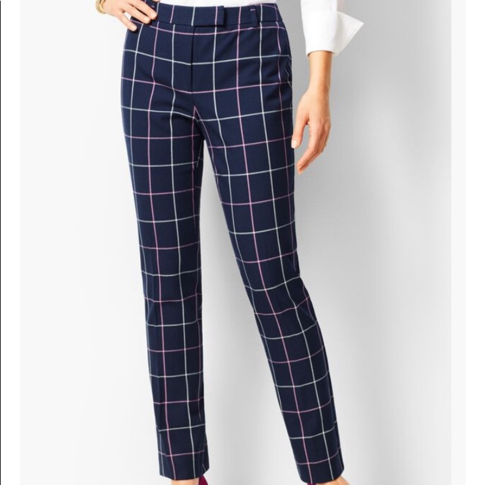 Talbots high waisted straight leg pants NWT